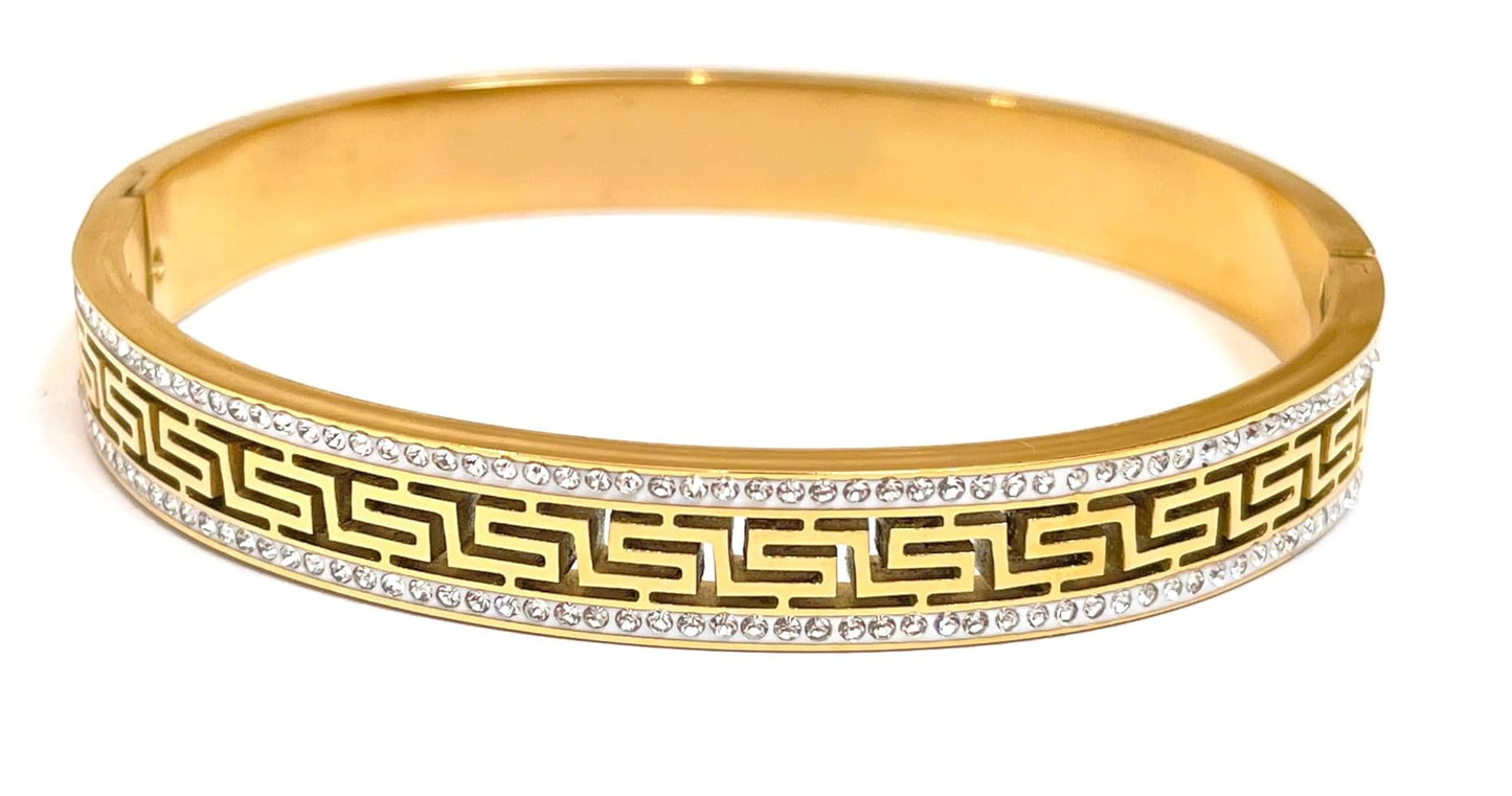 Stainless Steel Adeline Bangle - GEN Z JEWELRY