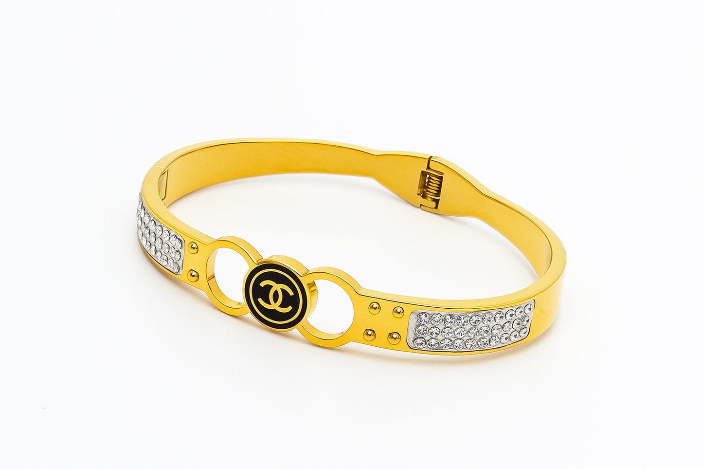 Luxury Gold Plated Crystal Bangle - GEN Z JEWELRY