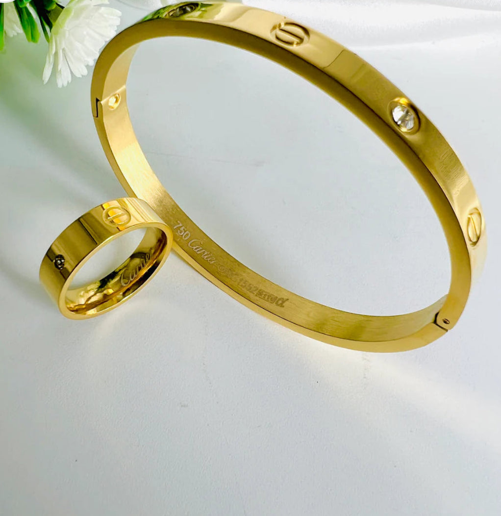 Cartier ring and bracelet Combo