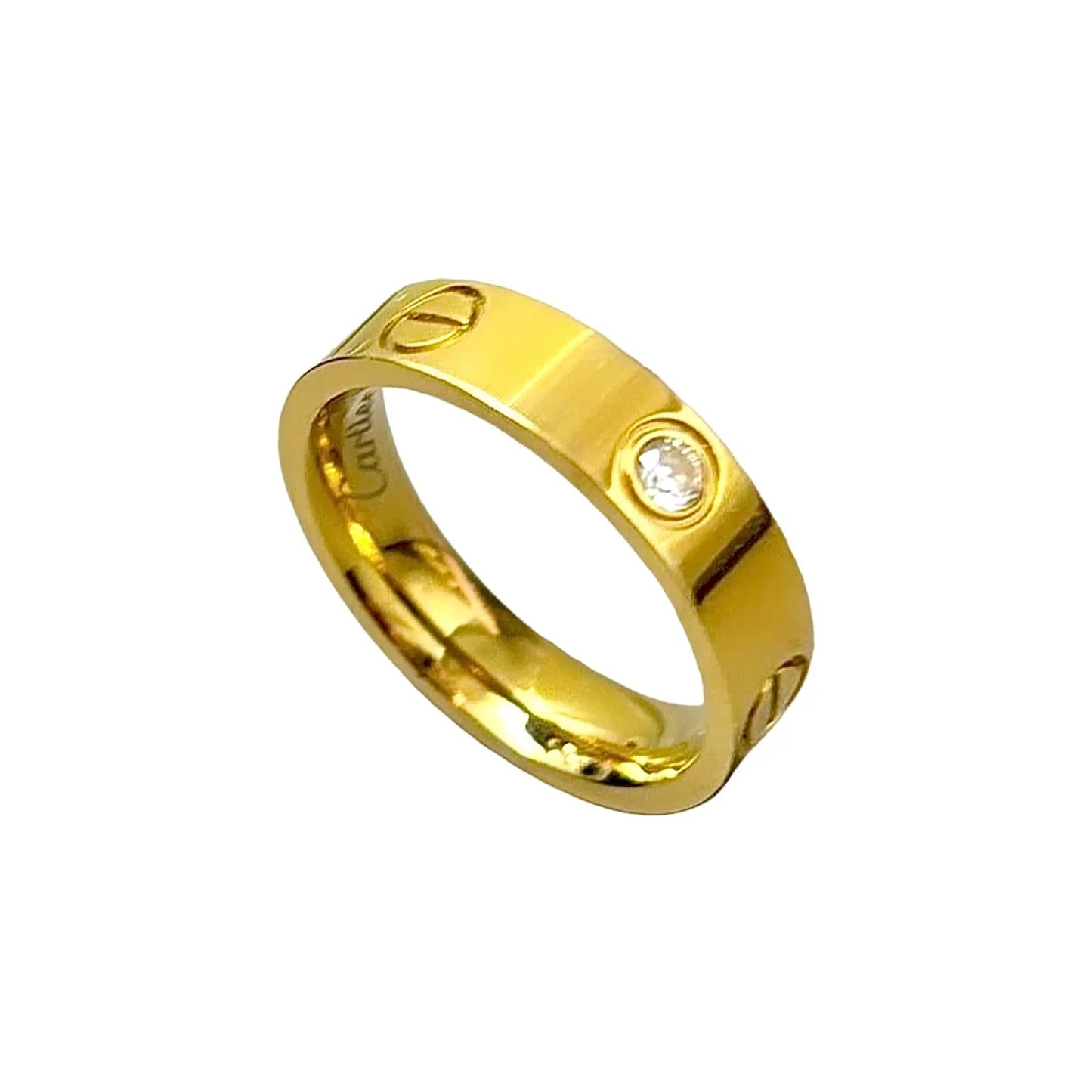 Stainless Steel Cartier Ring - GEN Z JEWELRY