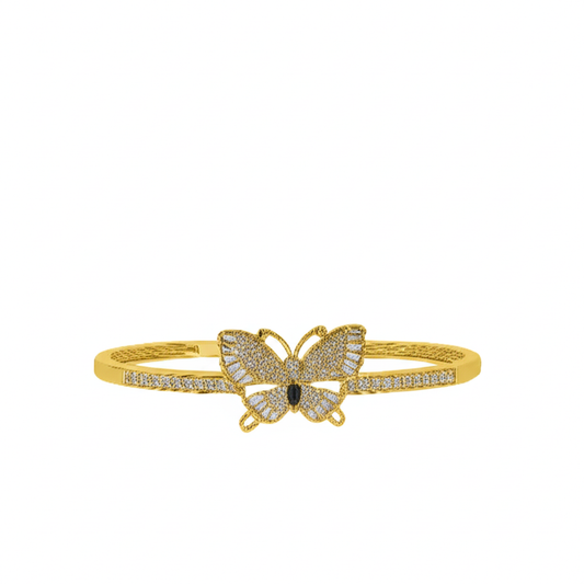 Gold Serenity Butterfly Bracelet - GEN Z JEWELRY