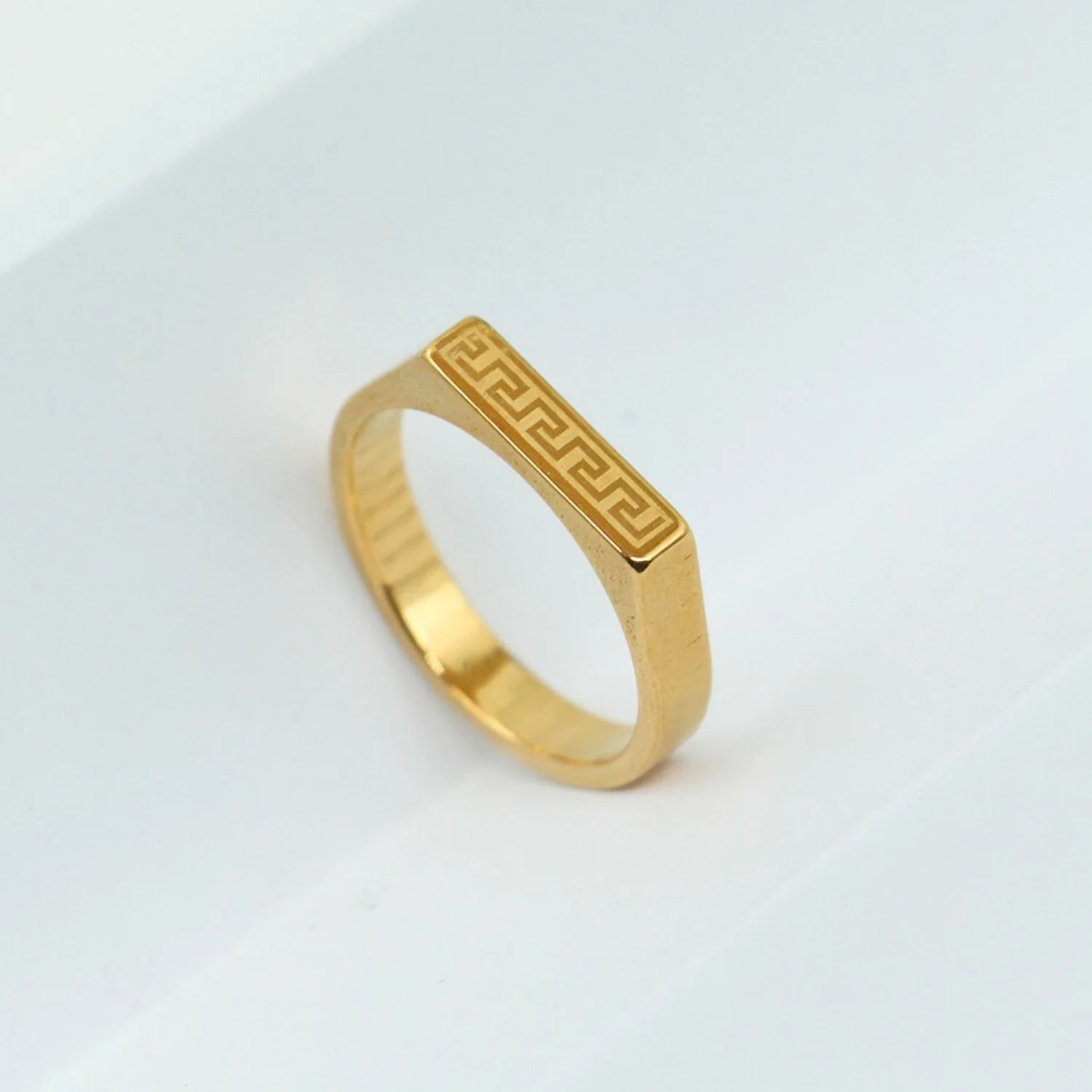 Greek Signet Ring - GEN Z JEWELRY
