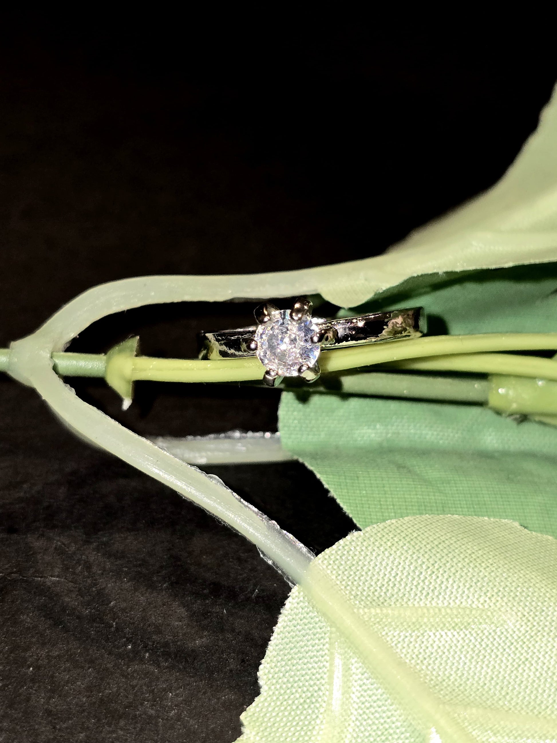 Stainless Steel Diamond Ring - GEN Z JEWELRY