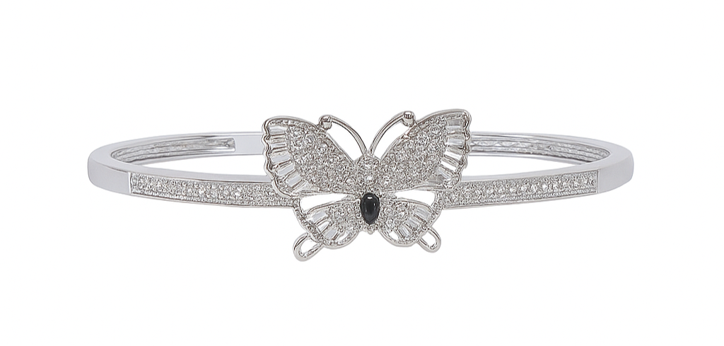 Silver Serenity Butterfly Bracelet - GEN Z JEWELRY