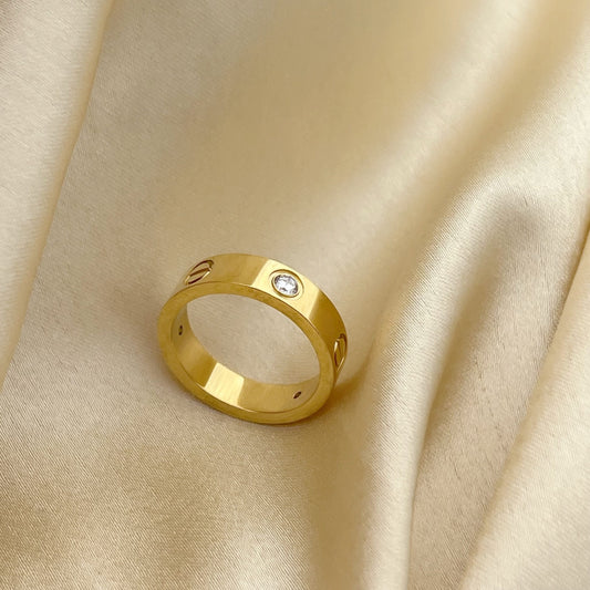 Stainless Steel Cartier Ring - GEN Z JEWELRY