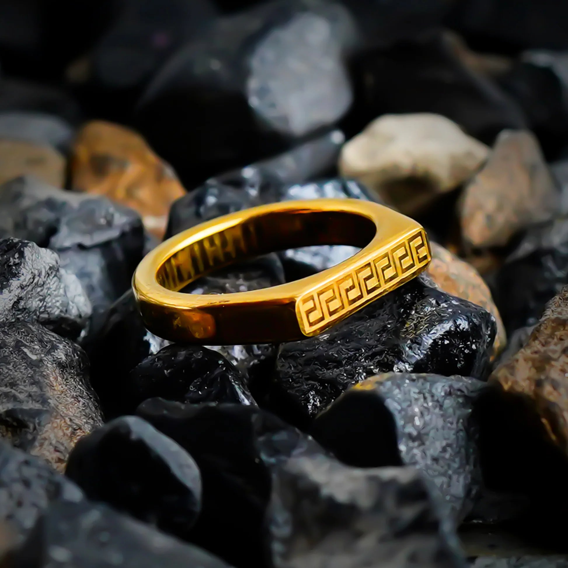 Greek Signet Ring - GEN Z JEWELRY