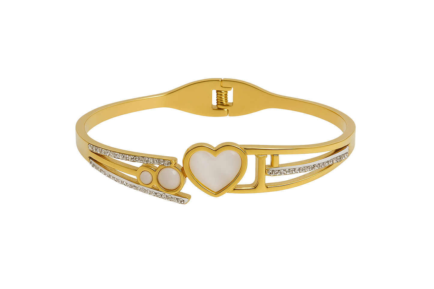 Golden Heart Charm Bracelet - GEN Z JEWELRY