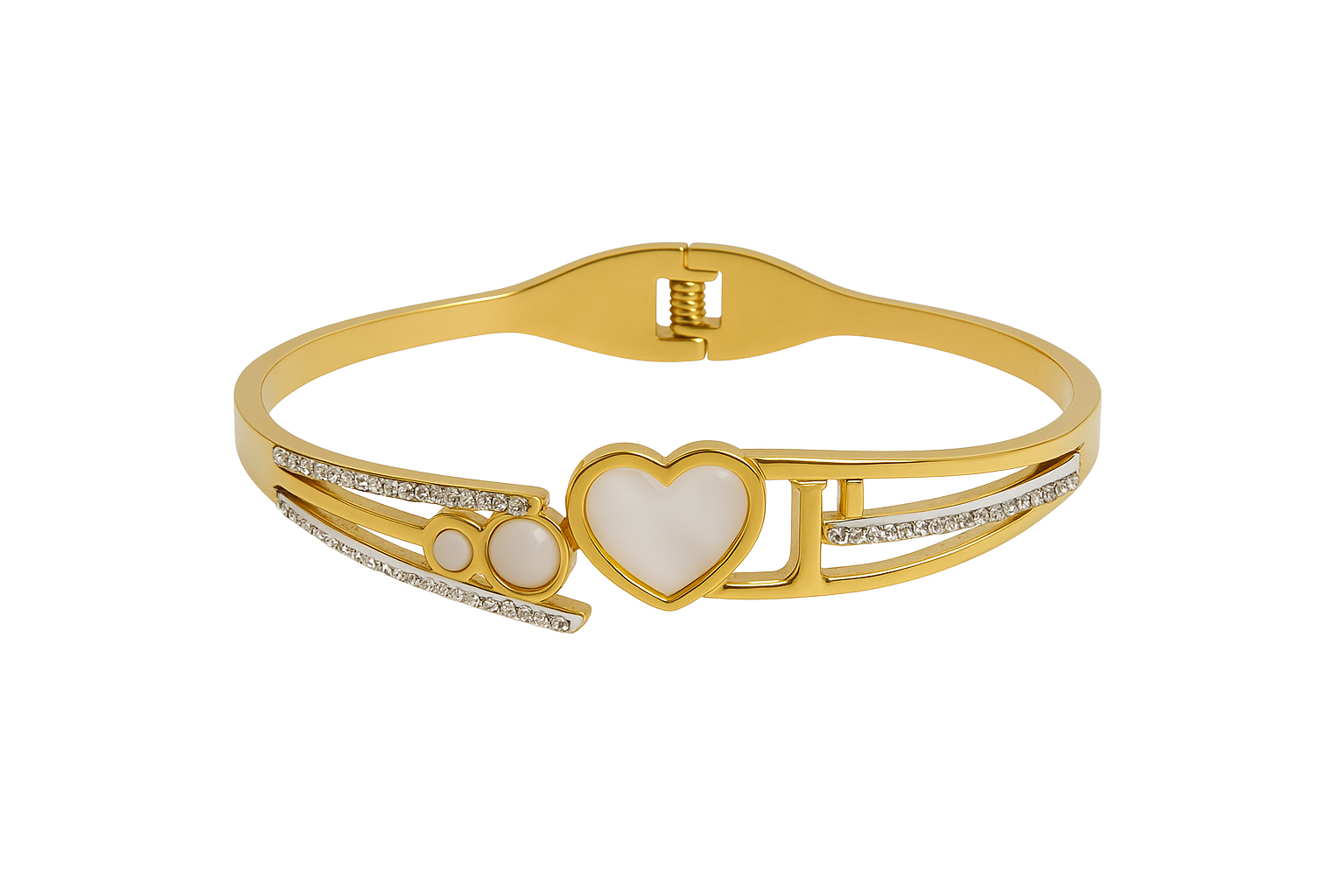 Golden Heart Charm Bracelet - GEN Z JEWELRY