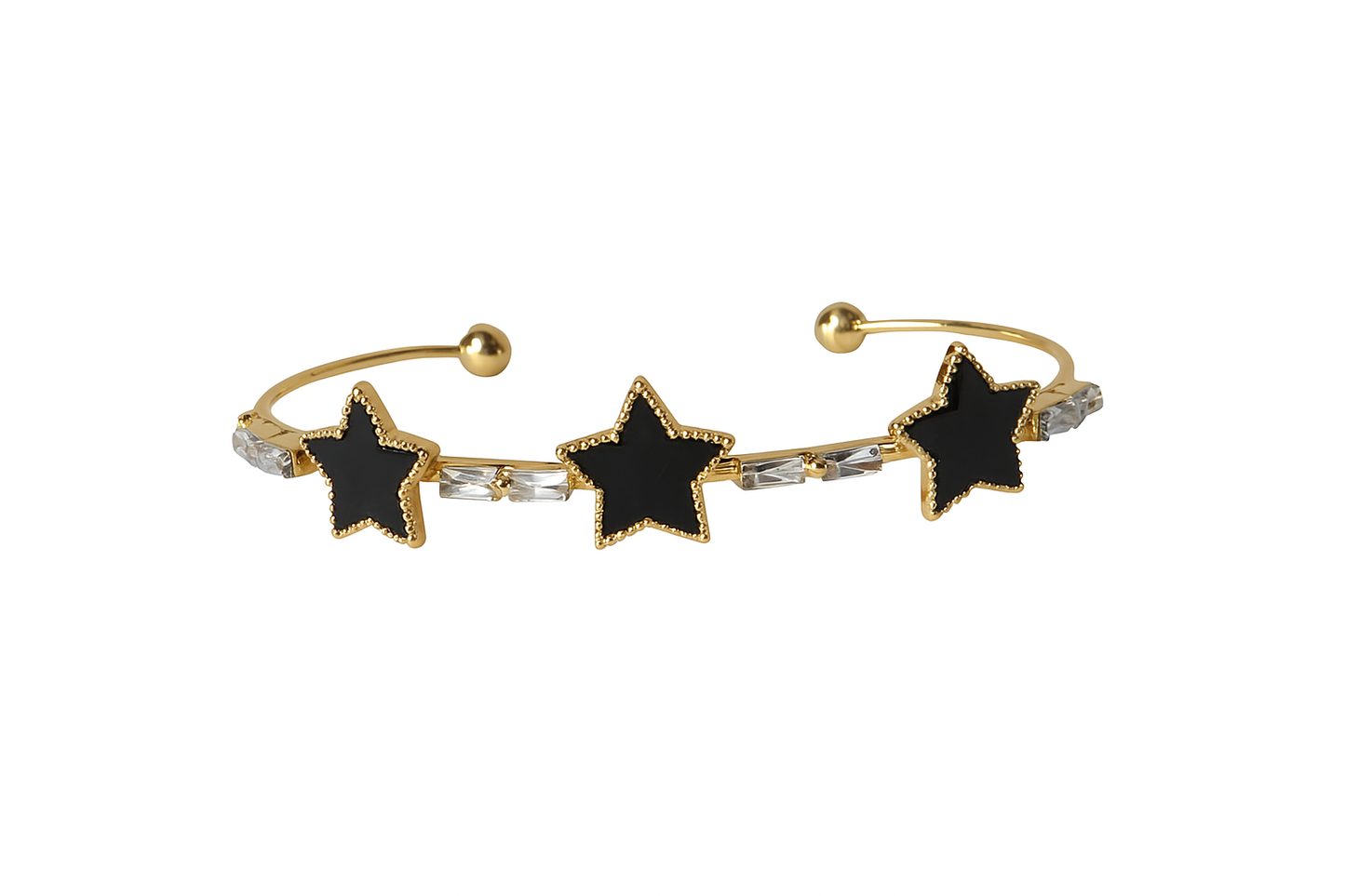 Elegant Gold Star Cuff Bracelet - GEN Z JEWELRY