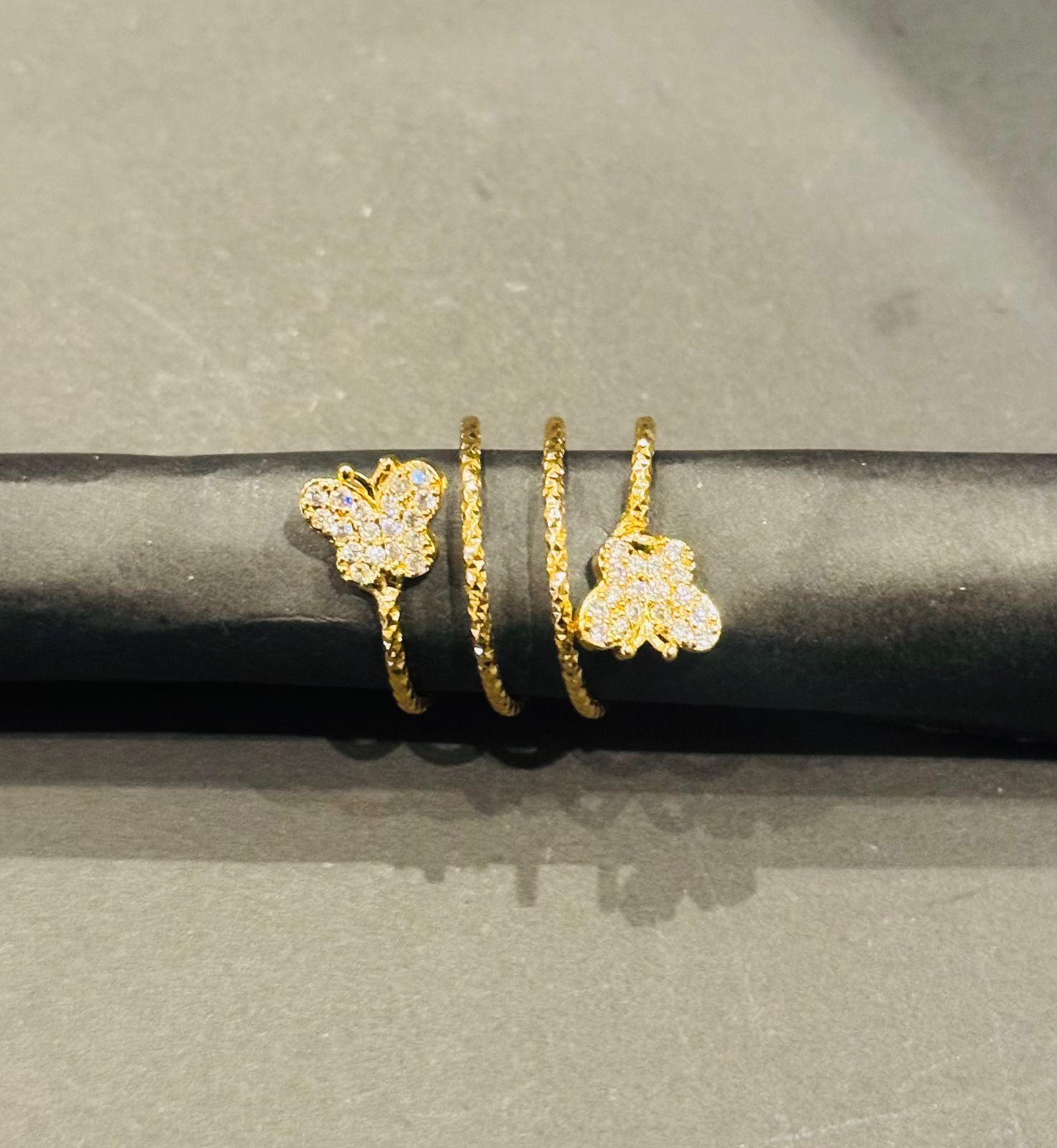 Butterfly Bloom Coiled Ring - GEN Z JEWELRY