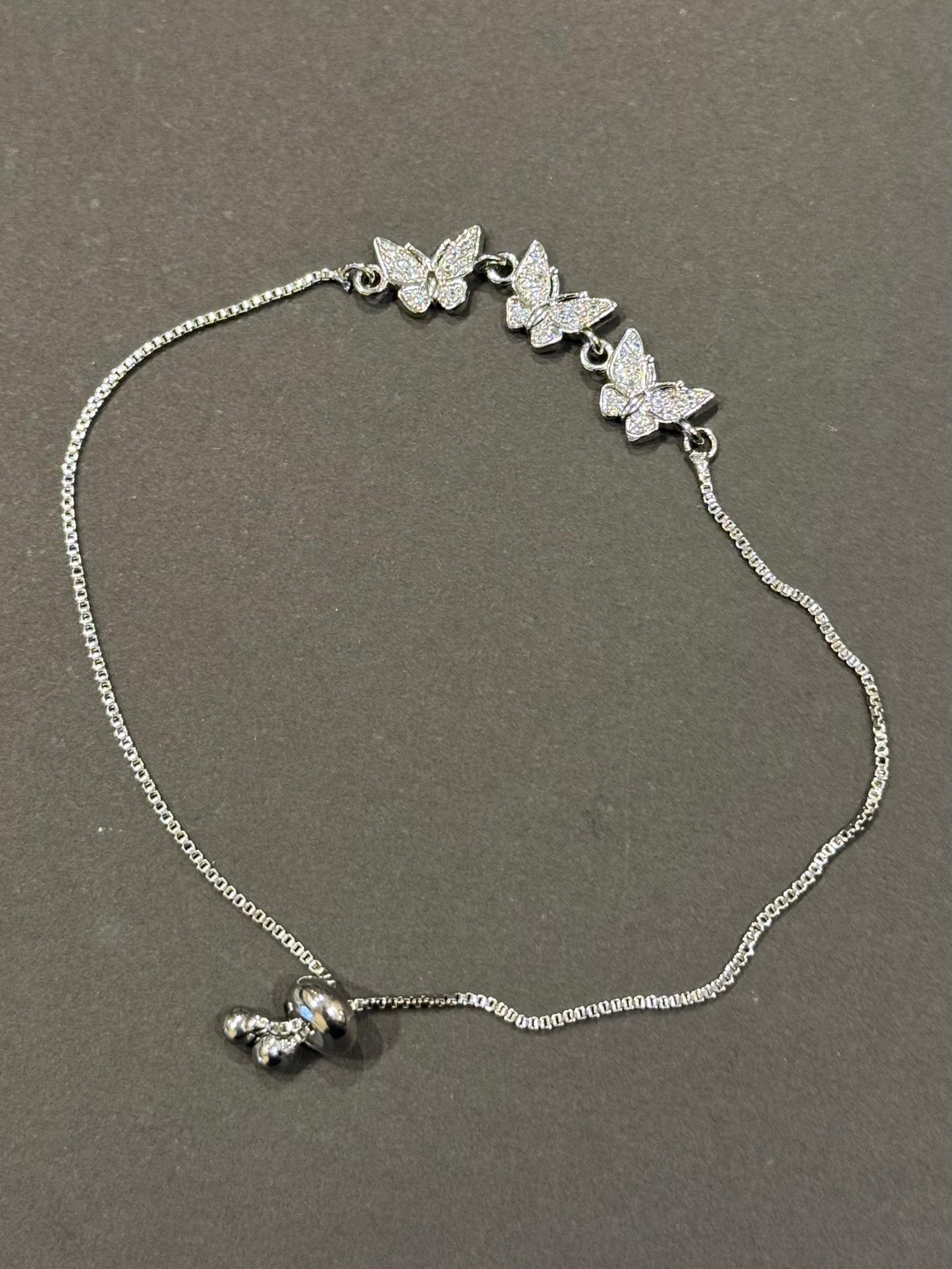 Dazzling Butterfly Chain Bracelet - GEN Z JEWELRY