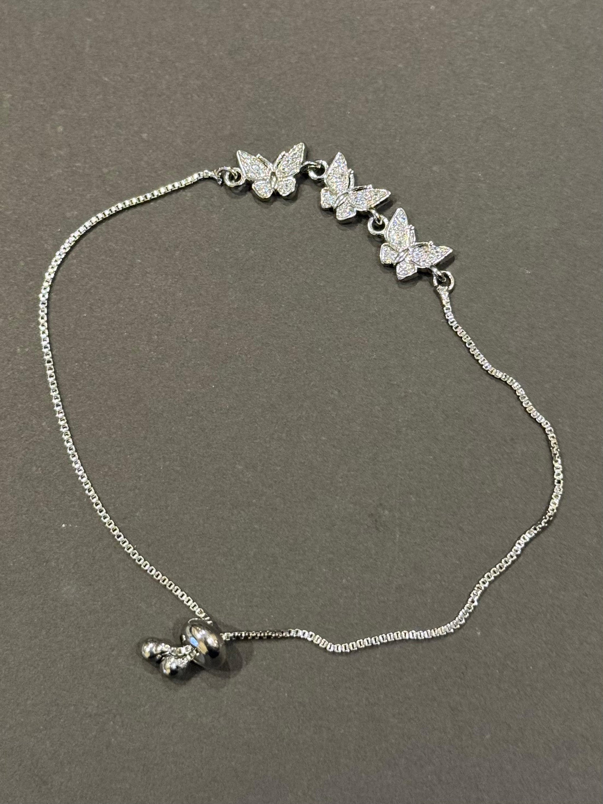 Dazzling Butterfly Chain Bracelet - GEN Z JEWELRY