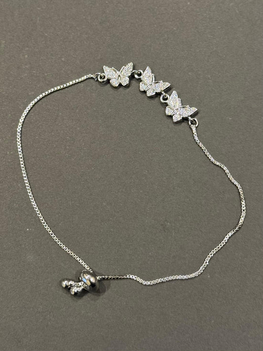 Dazzling Butterfly Chain Bracelet - GEN Z JEWELRY