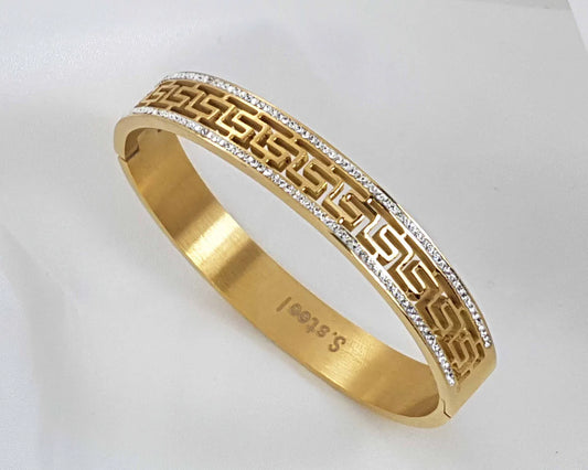 Stainless Steel Adeline Bangle - GEN Z JEWELRY