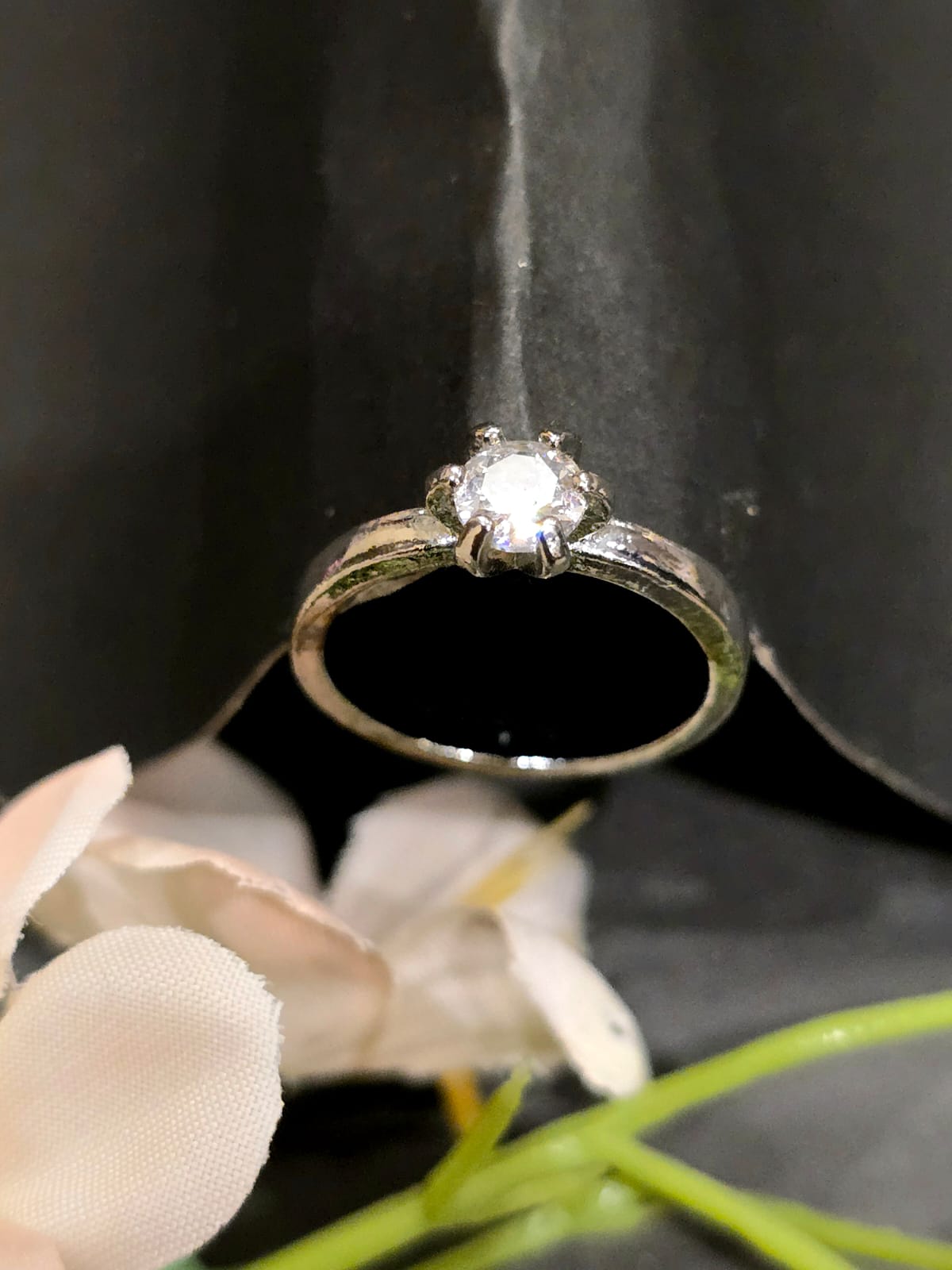 Stainless Steel Diamond Ring - GEN Z JEWELRY