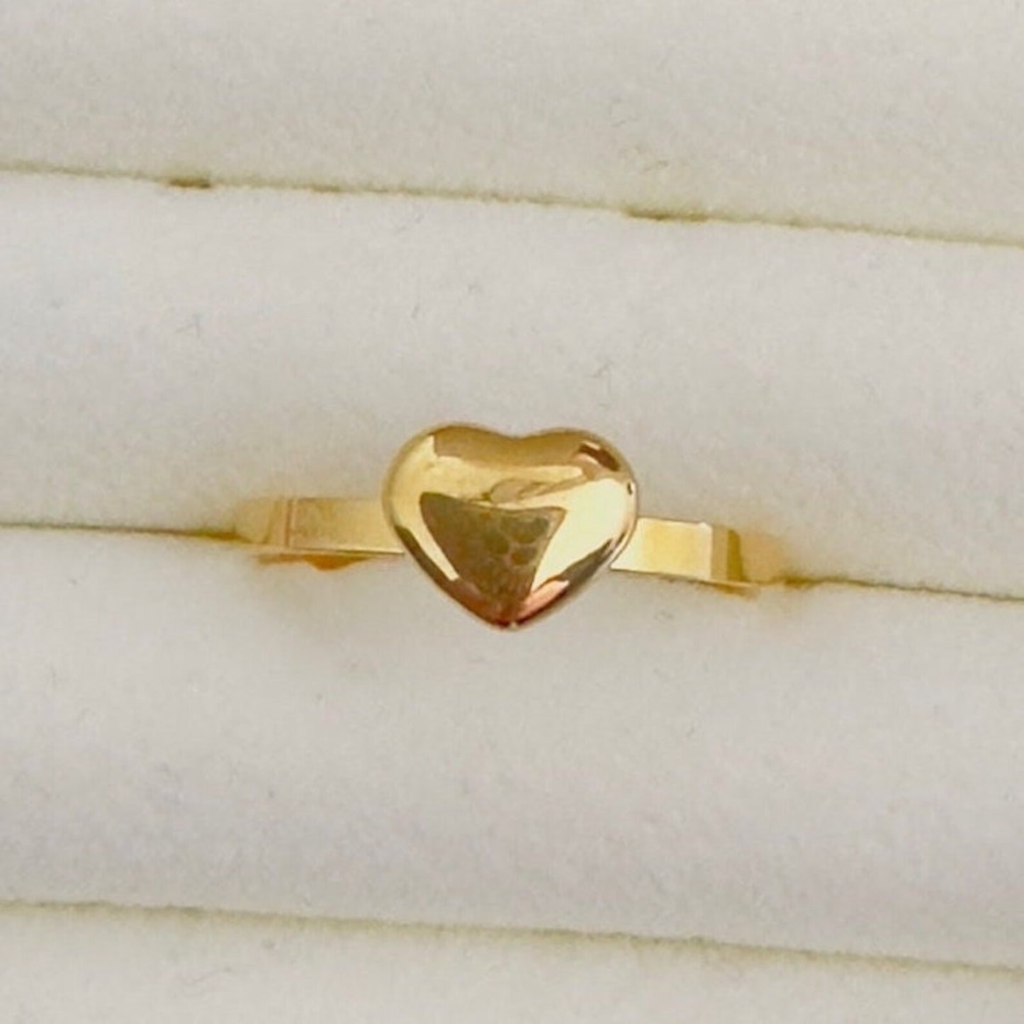 Stainless Steel Heart Ring Gold  Ring - GEN Z JEWELRY